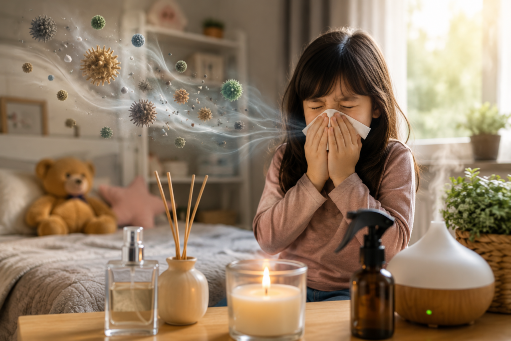 Perfumes e aromatizadores fazem mal para crianças?