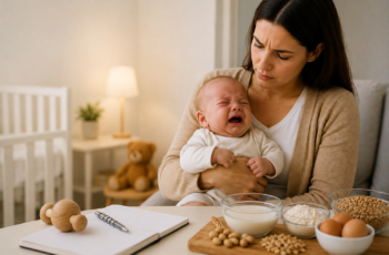 Cólica no bebê pode sinalizar risco de alergia alimentar?